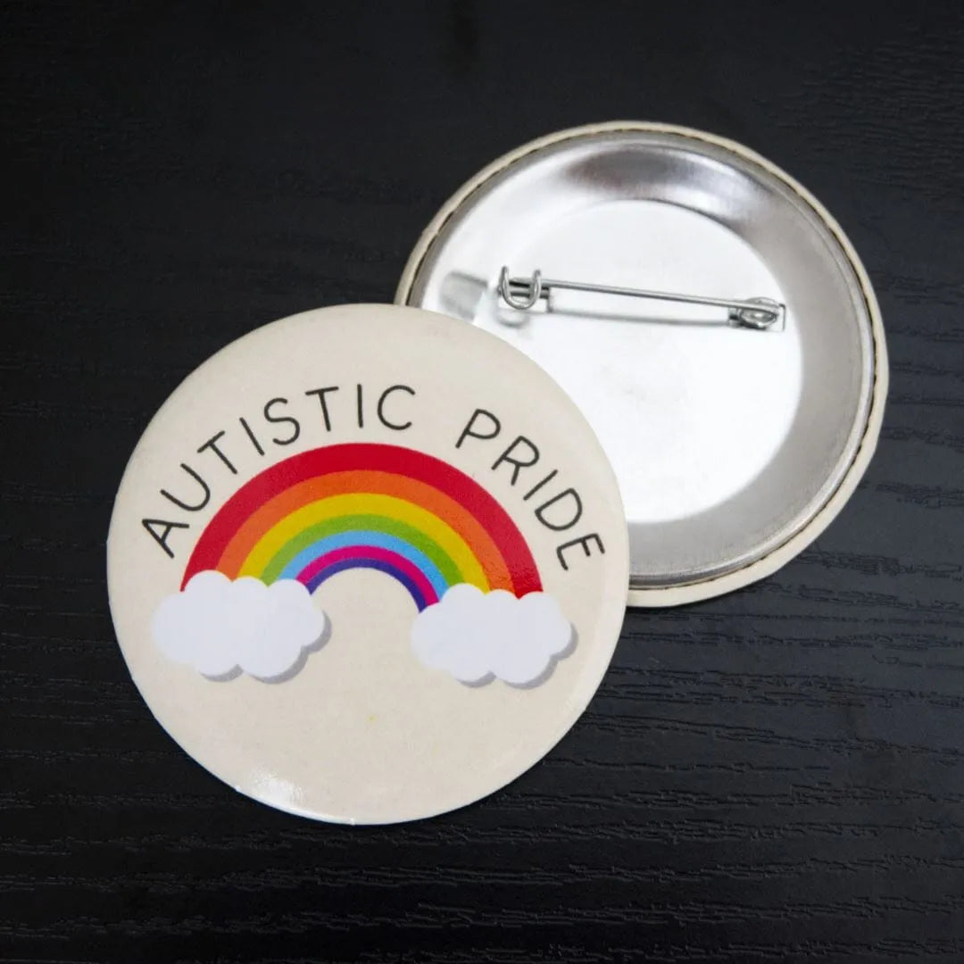 Autistic Pride Rainbow Pin 