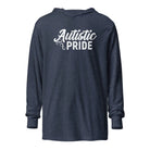 Autistic Pride Unisex Hooded long-sleeve tee Heather Navy XS 