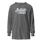Autistic Pride Unisex Hooded long-sleeve tee Grey Triblend XS 