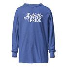 Autistic Pride Unisex Hooded long-sleeve tee Heather True Royal XS 