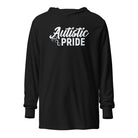 Autistic Pride Unisex Hooded long-sleeve tee Black XS 