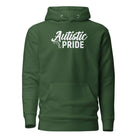 Autistic Pride Unisex Hoodie Forest Green S 