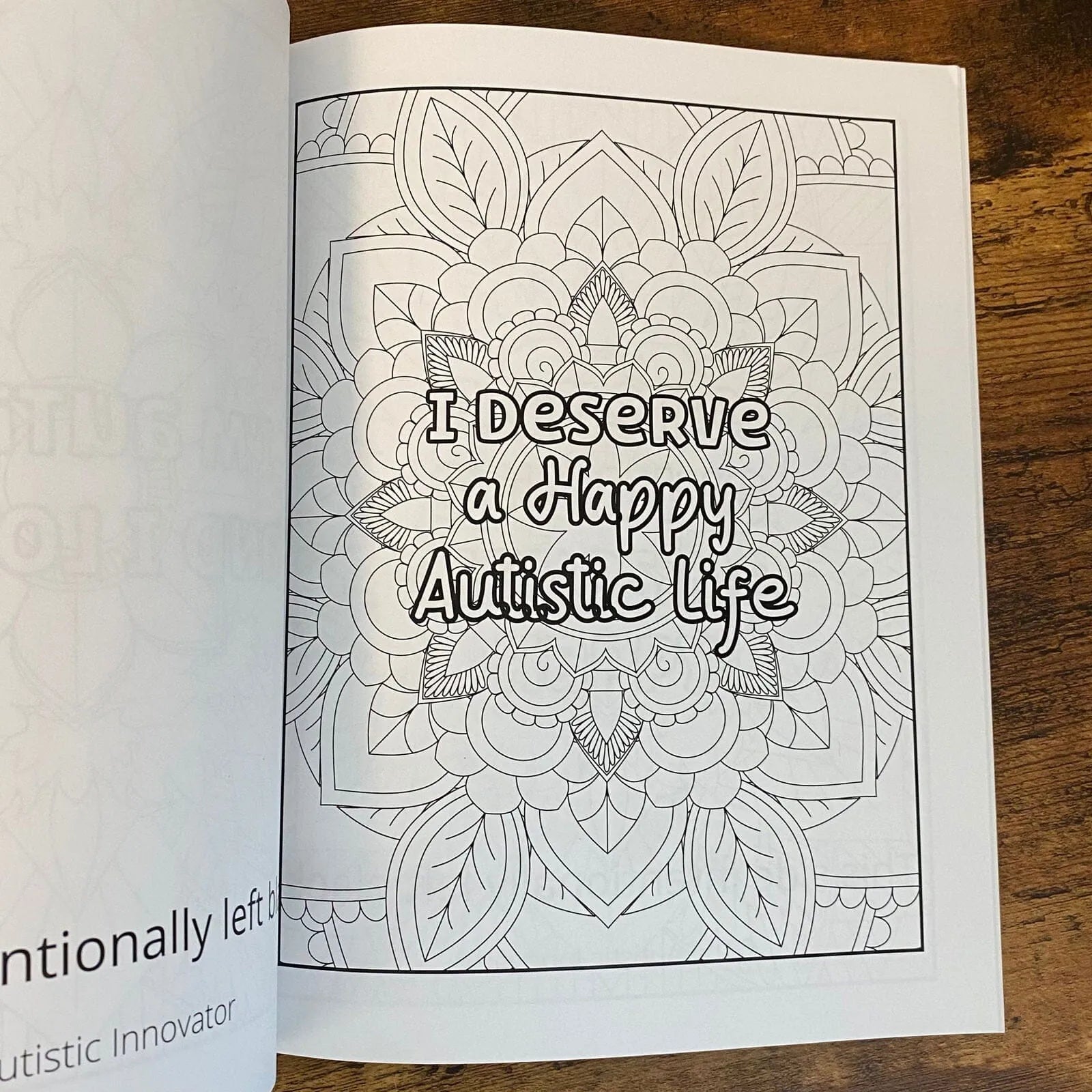 Awesomely Autistic: a coloring book for autistic people 