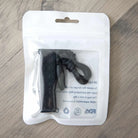 Block Pendant Chew Necklace Black 