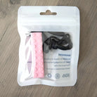 Block Pendant Chew Necklace Pink 