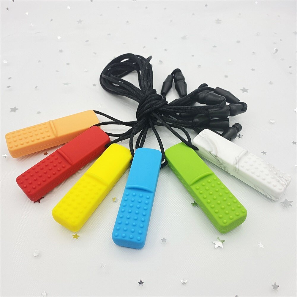 Bar Pendant Chew Necklaces (10 pack) - The Autistic Innovator