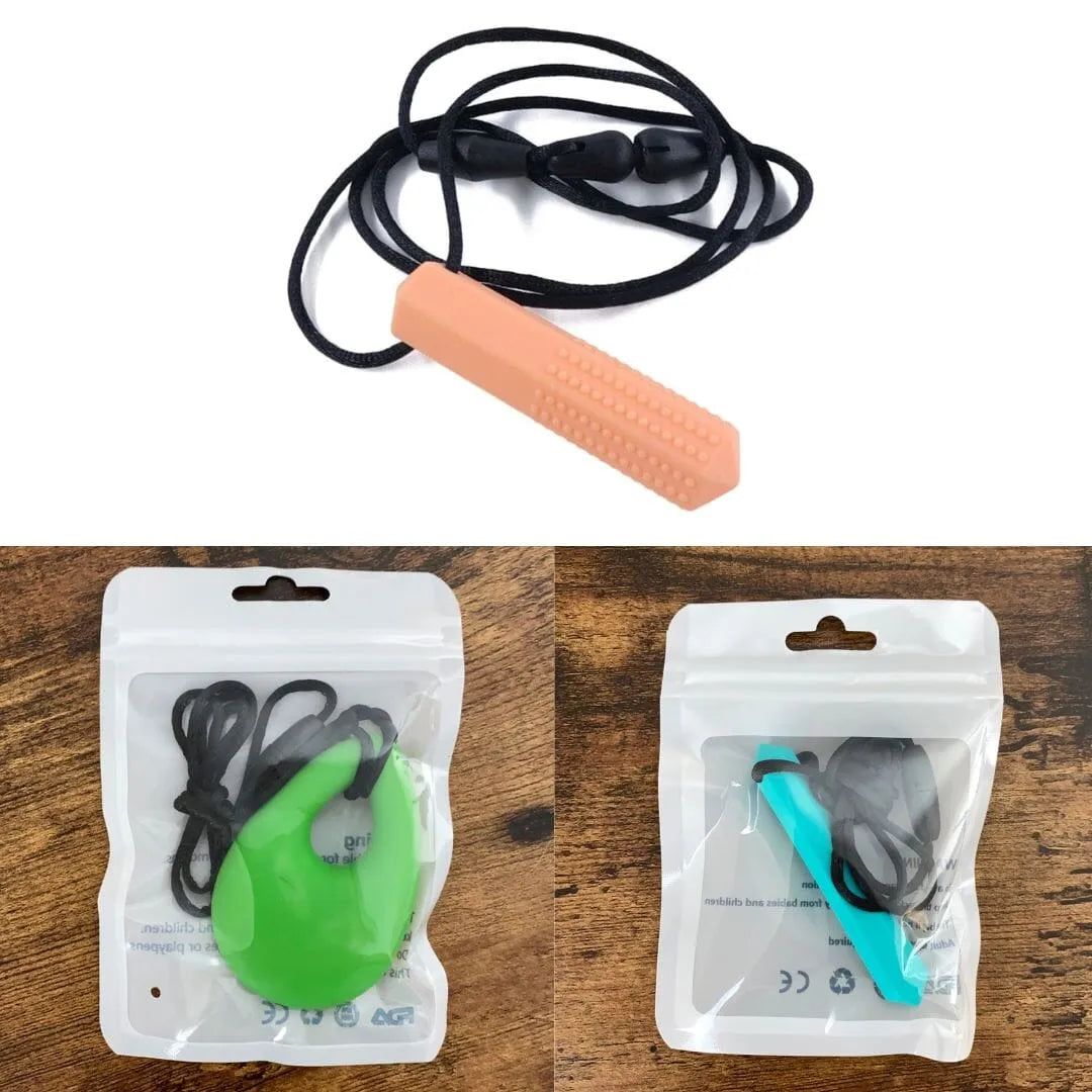 Chew Necklace Favorites Bundle (choose your colors) Orange Green Turquoise