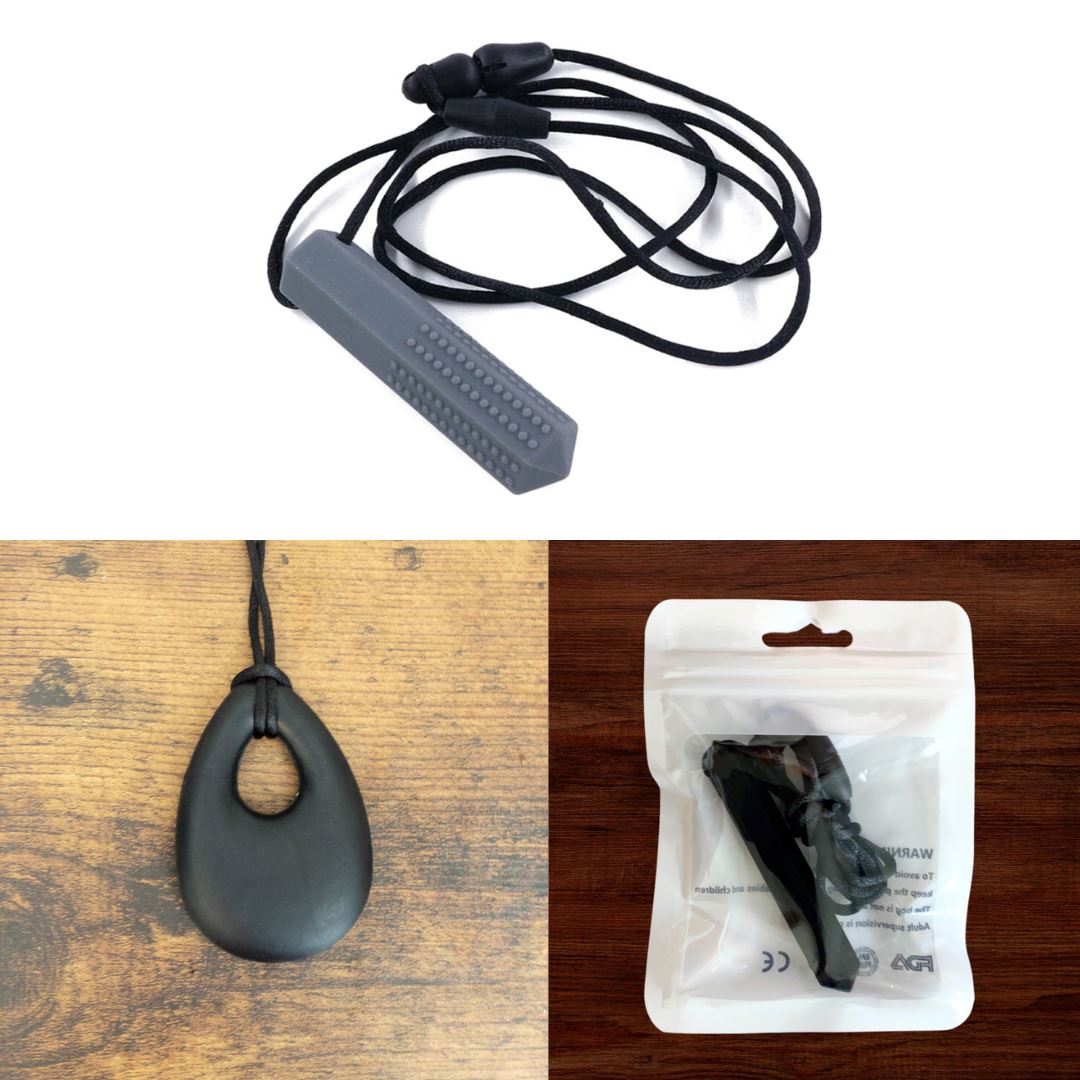 Chew Necklace Favorites Bundle (choose your colors) The Autistic Innovator Grey Black Black