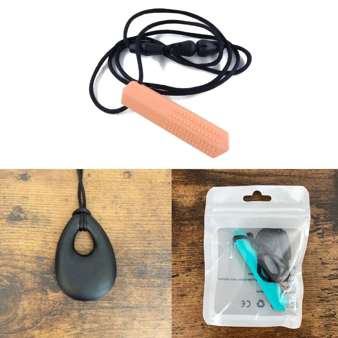 Chew Necklace Favorites Bundle (choose your colors) Orange Black Turquoise