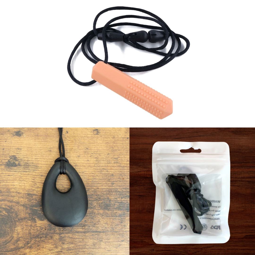 Chew Necklace Favorites Bundle (choose your colors) The Autistic Innovator Orange Black Black