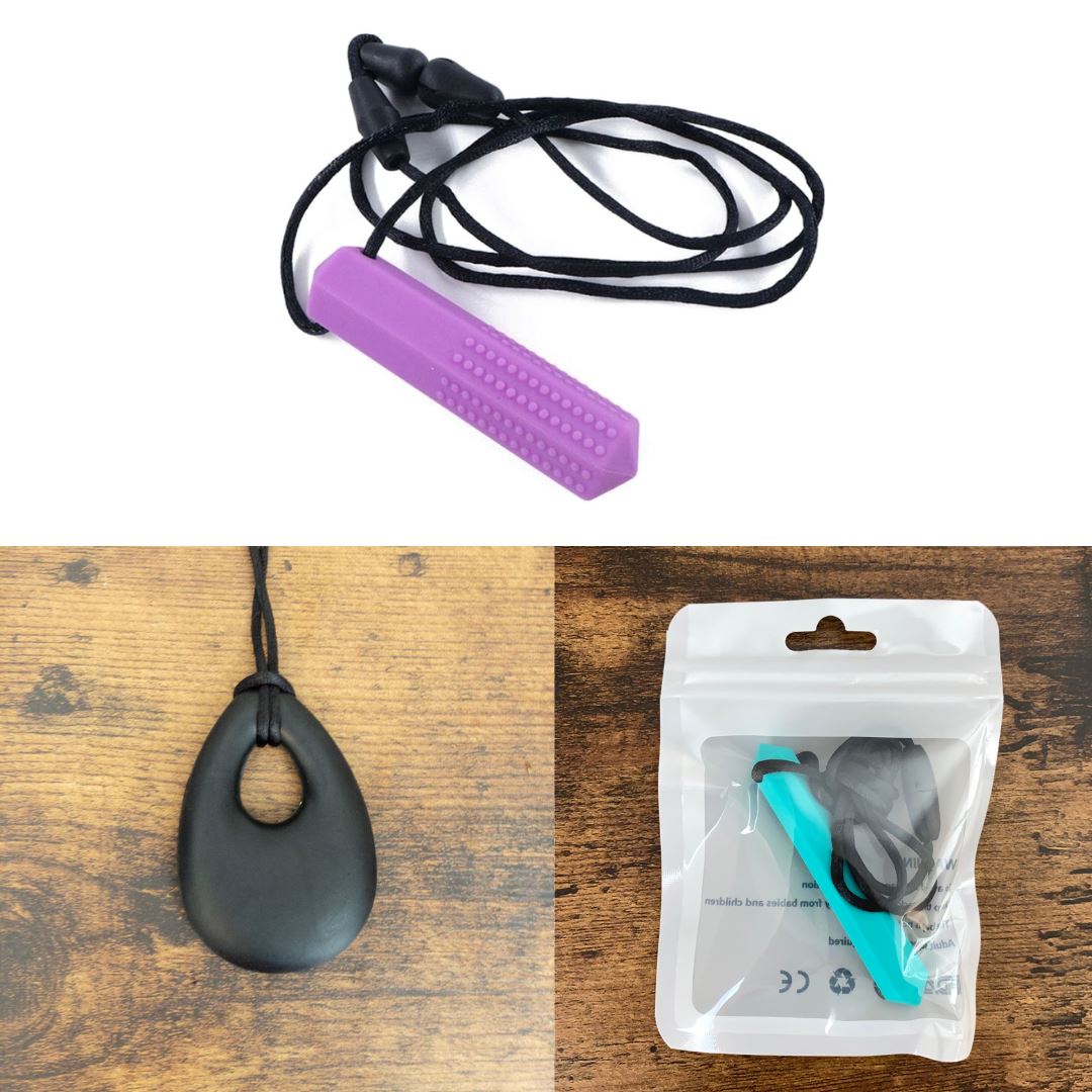 Chew Necklace Favorites Bundle (choose your colors) The Autistic Innovator Purple Black Turquoise