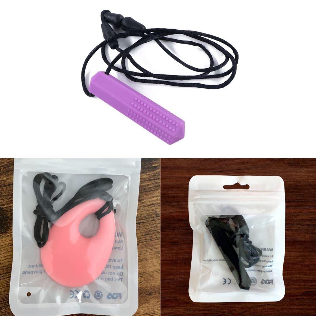 Chew Necklace Favorites Bundle (choose your colors) The Autistic Innovator Purple Pink Black