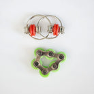 Bike Chain Fidget Toy Set Orange & Green 