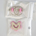Bike Chain Fidget Toy Set Pink 