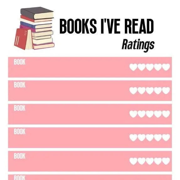 Books to Read Journal Printable 