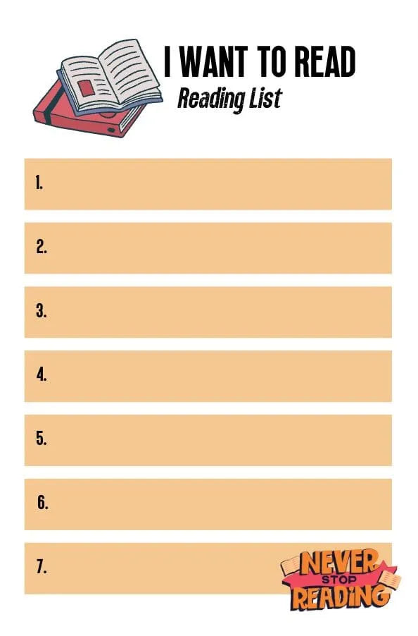 Books to Read Journal Printable 