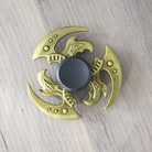 Brass Fidget Spinner Shuriken 