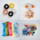 Bulk Fidget Toy Bundle (18 Fidgets) Metallic Orange 