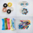 Bulk Fidget Toy Bundle (18 Fidgets) Metallic Turquoise 