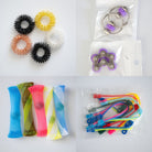 Bulk Fidget Toy Bundle (18 Fidgets) Metallic Purple 