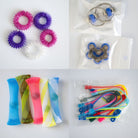 Bulk Fidget Toy Bundle (18 Fidgets) Pink Dreams Blue 