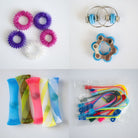 Bulk Fidget Toy Bundle (18 Fidgets) Pink Dreams Turquoise 