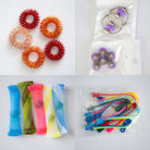 Bulk Fidget Toy Bundle (18 Fidgets) 70's Modern Purple 