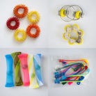 Bulk Fidget Toy Bundle (18 Fidgets) Autumn Yellow 