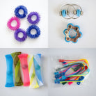 Bulk Fidget Toy Bundle (18 Fidgets) Blue Dreams Turquoise 