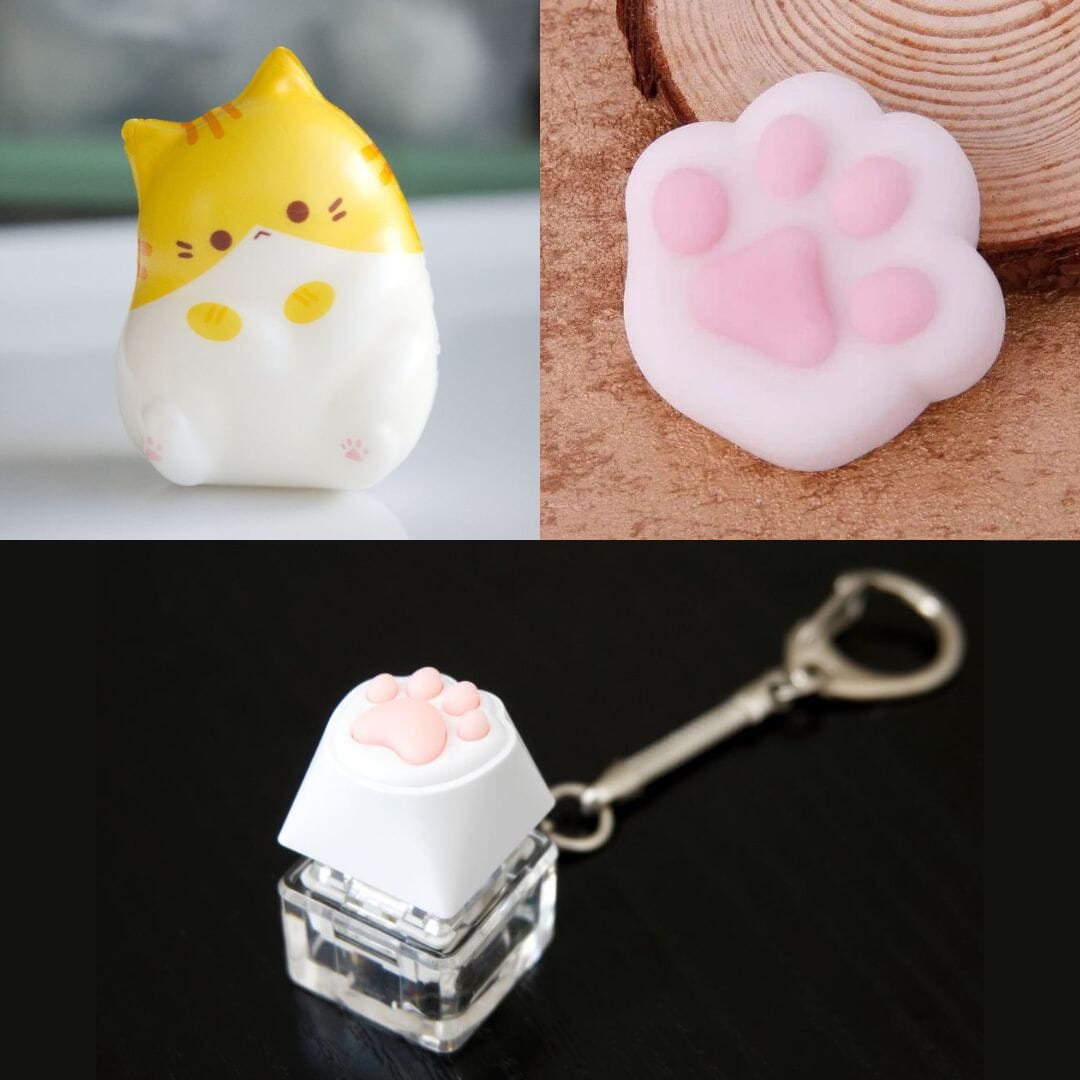 Cat Squishy Bundle Orange Cat Paw 