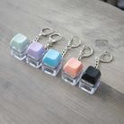 Colorful Keyboard Fidget Keychain 