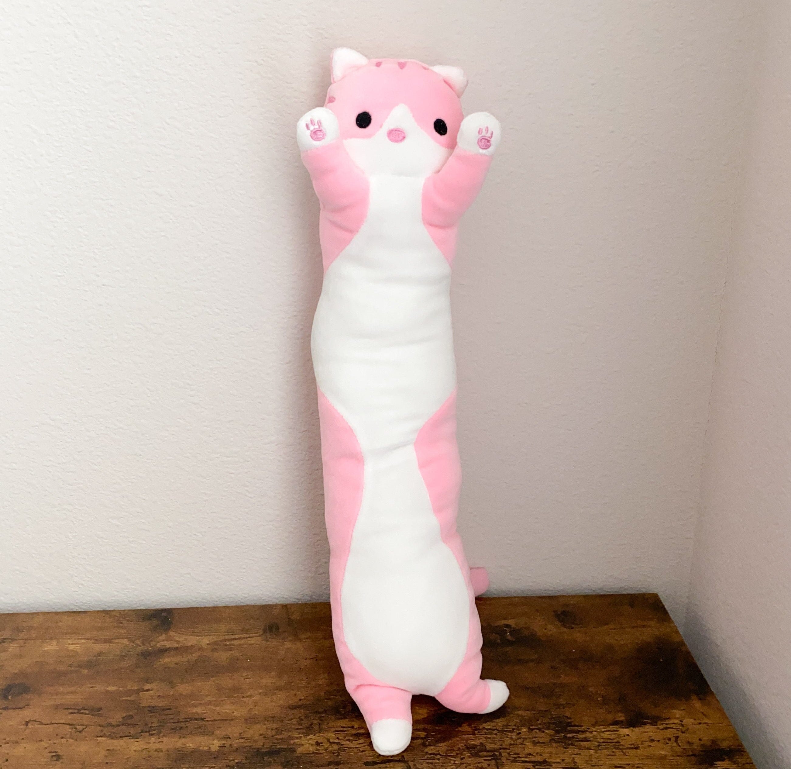 Long Cat Plush The Autistic Innovator Pink Cat Small 