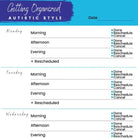 Daily Idea Planner & Weekly Schedule Planner Printables (Bundle) 