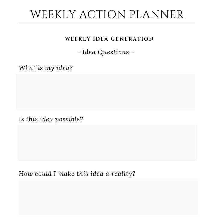 Daily Idea Planner & Weekly Schedule Planner Printables (Bundle) - The Autistic Innovator