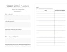 Daily Idea Planner & Weekly Schedule Planner Printables (Bundle) 