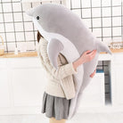 Dolphin Plush Jumbo Grey 