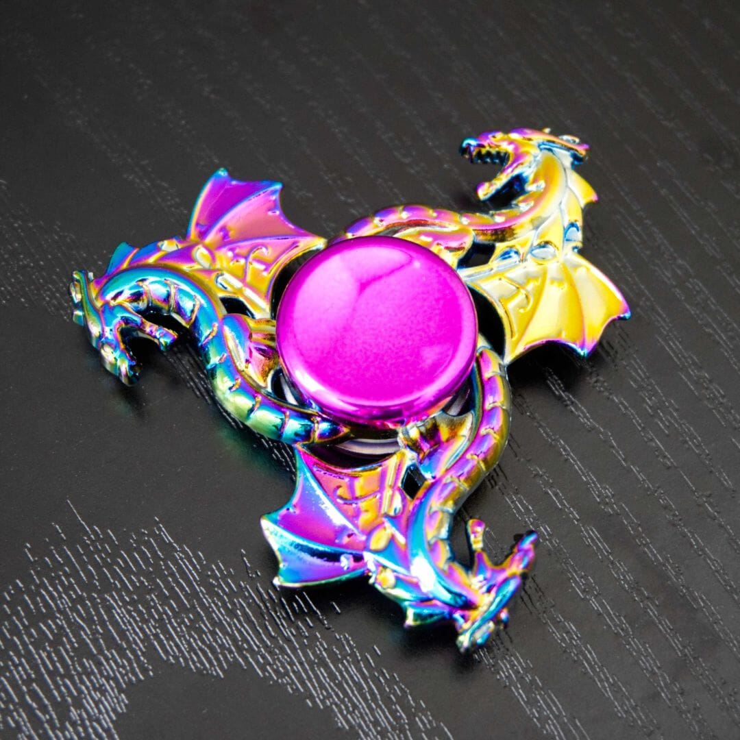Rainbow Fidget Spinner Dragon (Limited Edition) 