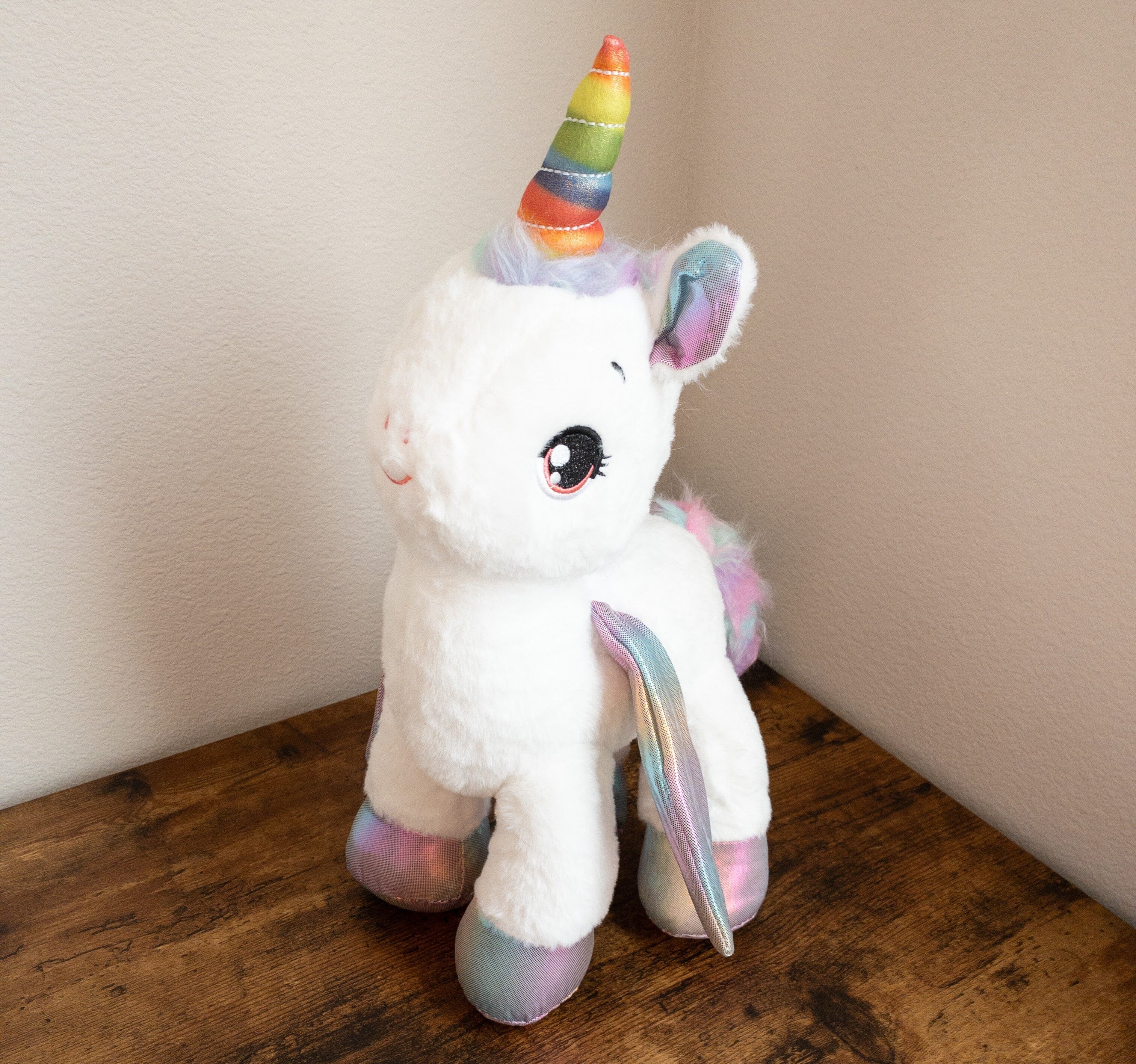 Unicorn Plush The Autistic Innovator White Small 