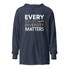 Every Neurodiversity Matters Hooded long-sleeve tee Heather Navy XS 