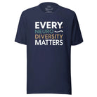 Every Neurodiversity Matters Unisex t-shirt Navy XS 