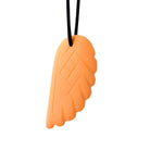 Feather Chew Necklace Orange 
