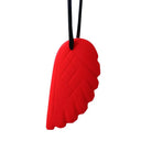 Feather Chew Necklace Red 