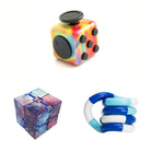 Fidget Bestsellers Bundle (choose your colors) Watercolor Galaxy Blue white deep blue