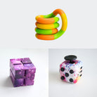 Fidget Bestsellers Bundle (choose your colors) Paint Splatter Purple Galaxy Green yellow orange