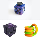 Fidget Bestsellers Bundle (choose your colors) Galaxy Purple Galaxy Green yellow orange