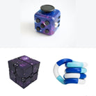 Fidget Bestsellers Bundle (choose your colors) Galaxy Purple Galaxy Blue white deep blue