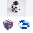 Fidget Bestsellers Bundle (choose your colors) Paint Splatter Galaxy Blue white deep blue