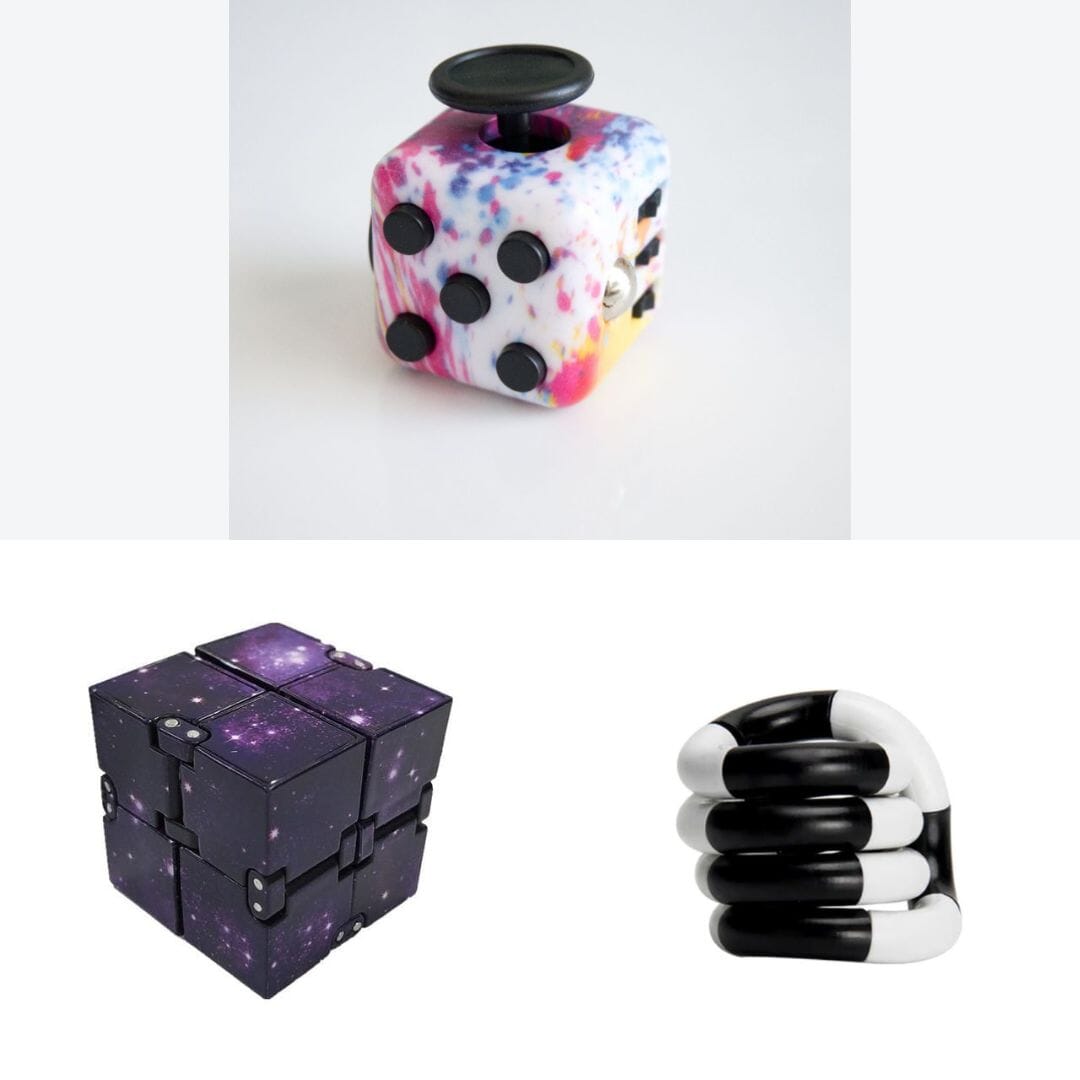 Fidget Bestsellers Bundle (choose your colors) Paint Splatter Purple Galaxy Black and white