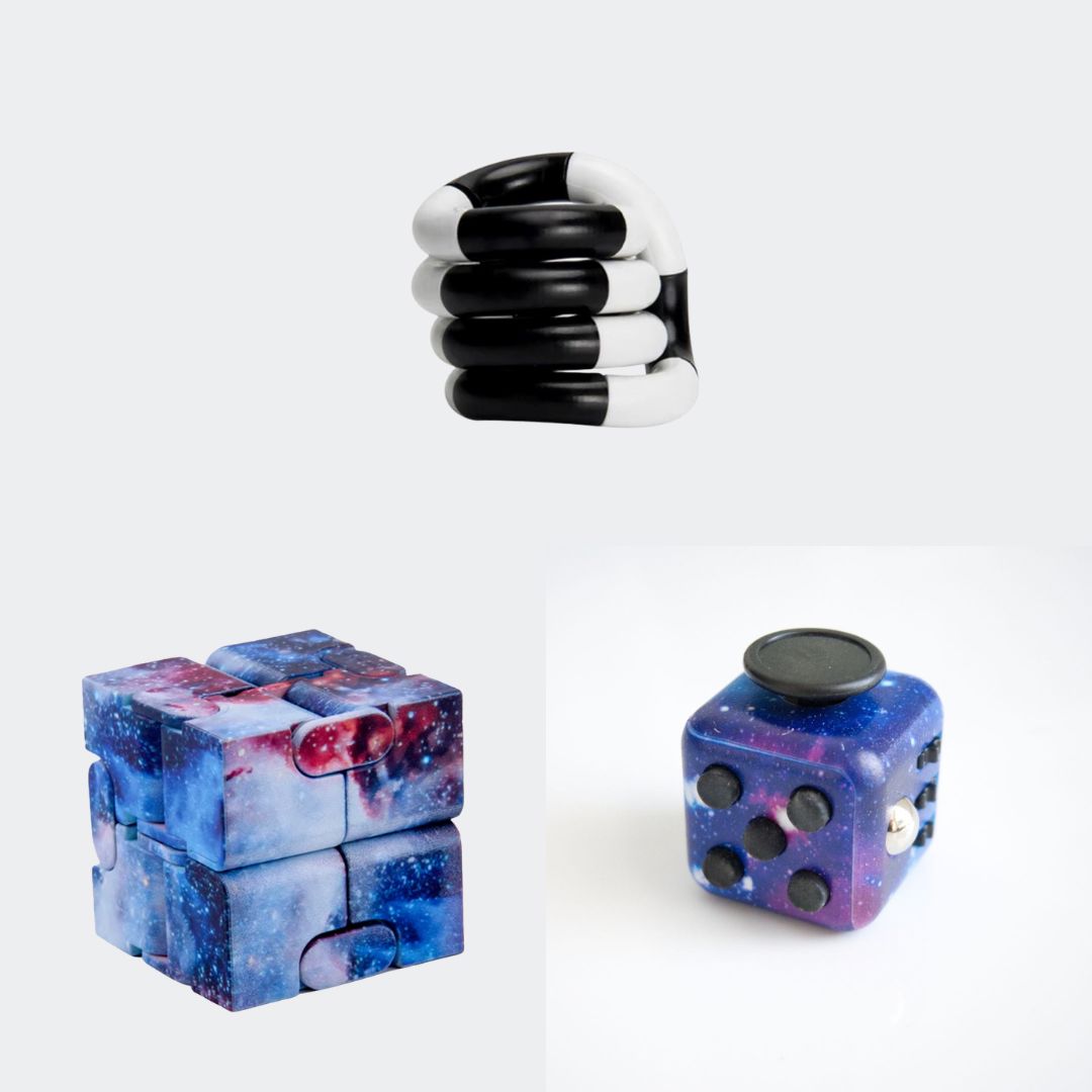 Fidget Bestsellers Bundle (choose your colors) Galaxy Galaxy Black and white