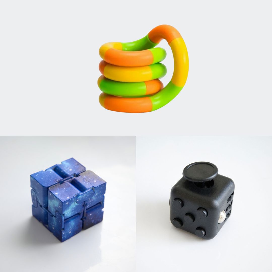 Fidget Bestsellers Bundle (choose your colors) All Black Blue Galaxy Green yellow orange